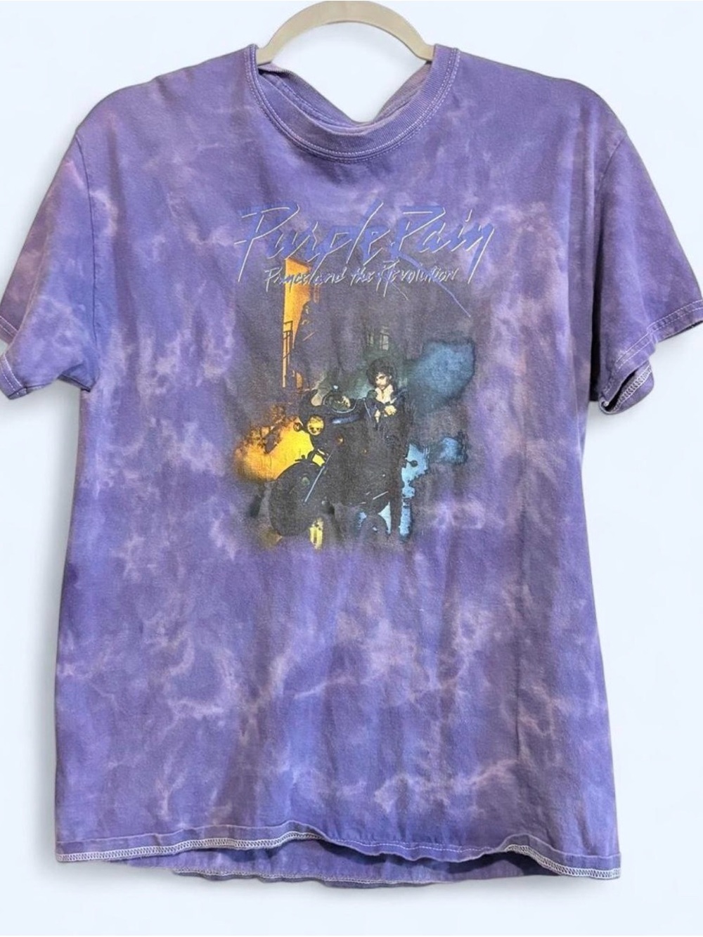 Prince Purple Rain Tie-Dye Graphic Tee